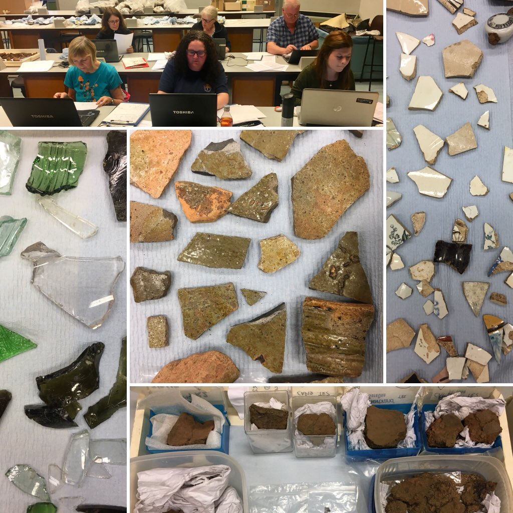 CLUTHA2018's tweet image. The excavation at Draffan might have finished but our Post-Ex work has just begun. #Volunteers, @UofGArchaeo &amp;amp; @ArcDurham students busy with finds processing and data entry. Keep posted for further updates on our exciting finds and some 3D models. #CAP18 #CLUTHA18