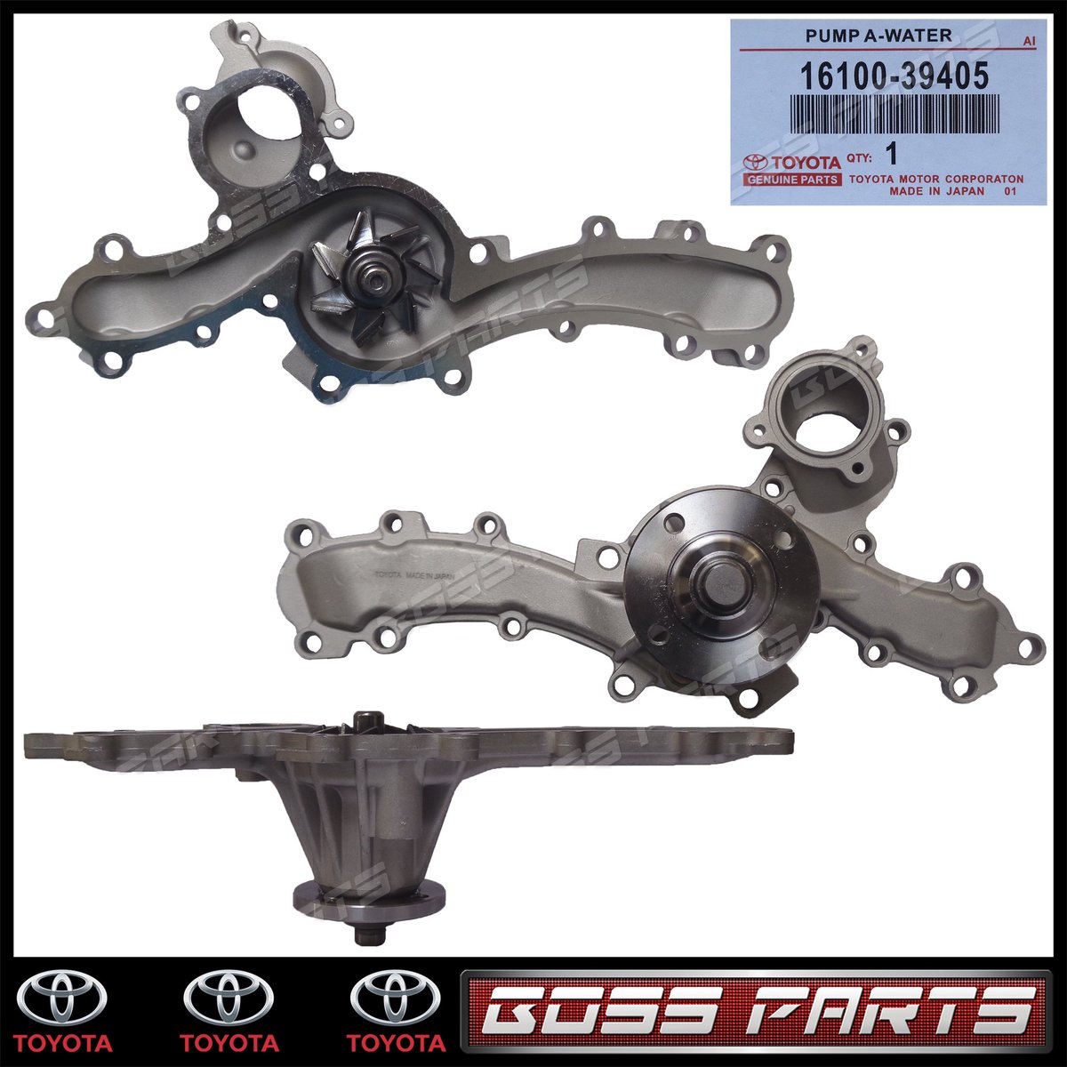 InvBossParts's tweet image. Bomba de Agua Hilux Kavak 2005 al 2015 Motor 4.0, 4Runner 2003 al 2015 Motor 4.0, Fortuner 2006 al 2015 Motor 4.0,  Machito Motor 4.0, Tacoma 2005 al 2015 Motor 4.0, Tundra 2005 al 2009 Motor 4.0, FJ Cruiser 2007 al 2009 Motor 4.0