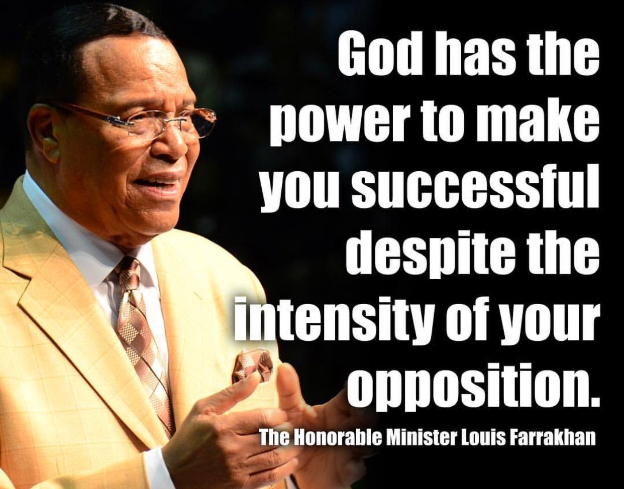 Louis Farrakhan Quotes On Love The Final Call News On Twitter: "We Can All Think We Are Determined, But  How Determined We Are Cannot Be Determined Until Opposition Comes. # Farrakhan Https://T.co/Igurgggvf4" / Twitter