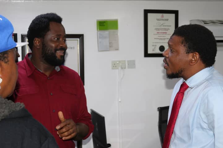 adamugarba's tweet photo. Hon. Desmond Elliott, a member, Lagos State House of Assembly and of our astute creative artist was in my office with some women and youth. We discussed burning national issues and those surrounding Surulere, where my office is located in Lagos. It was quite engaging. https://t.co/yGNjZDqmeo