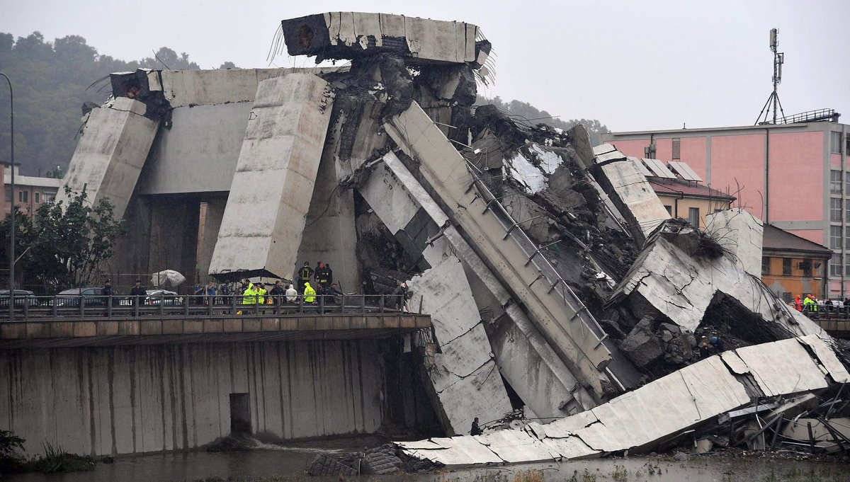 Dozens feared dead after highway bridge collapses in Italy ow.ly/XE5D30loFap https://t.co/v2cbqj4J5Q