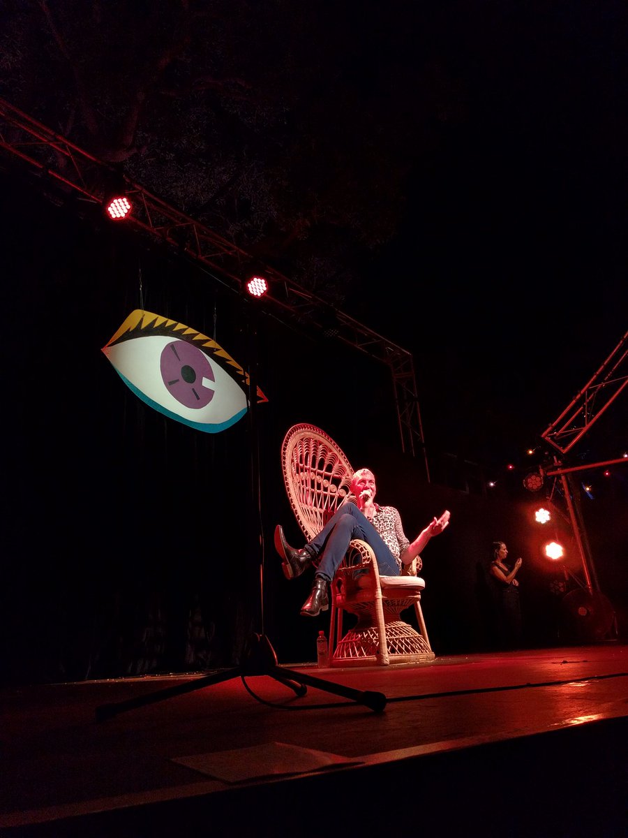 spunstories's tweet photo. Religion and Matty Van Roden go way back but eventually things began to unravel: Matty swapped the pulpit for the platform and the pole, vestiges for wigs and glitter... #spunstories #darwinNT #dfest18 @ADC_Commission https://t.co/UjKwD3yToD
