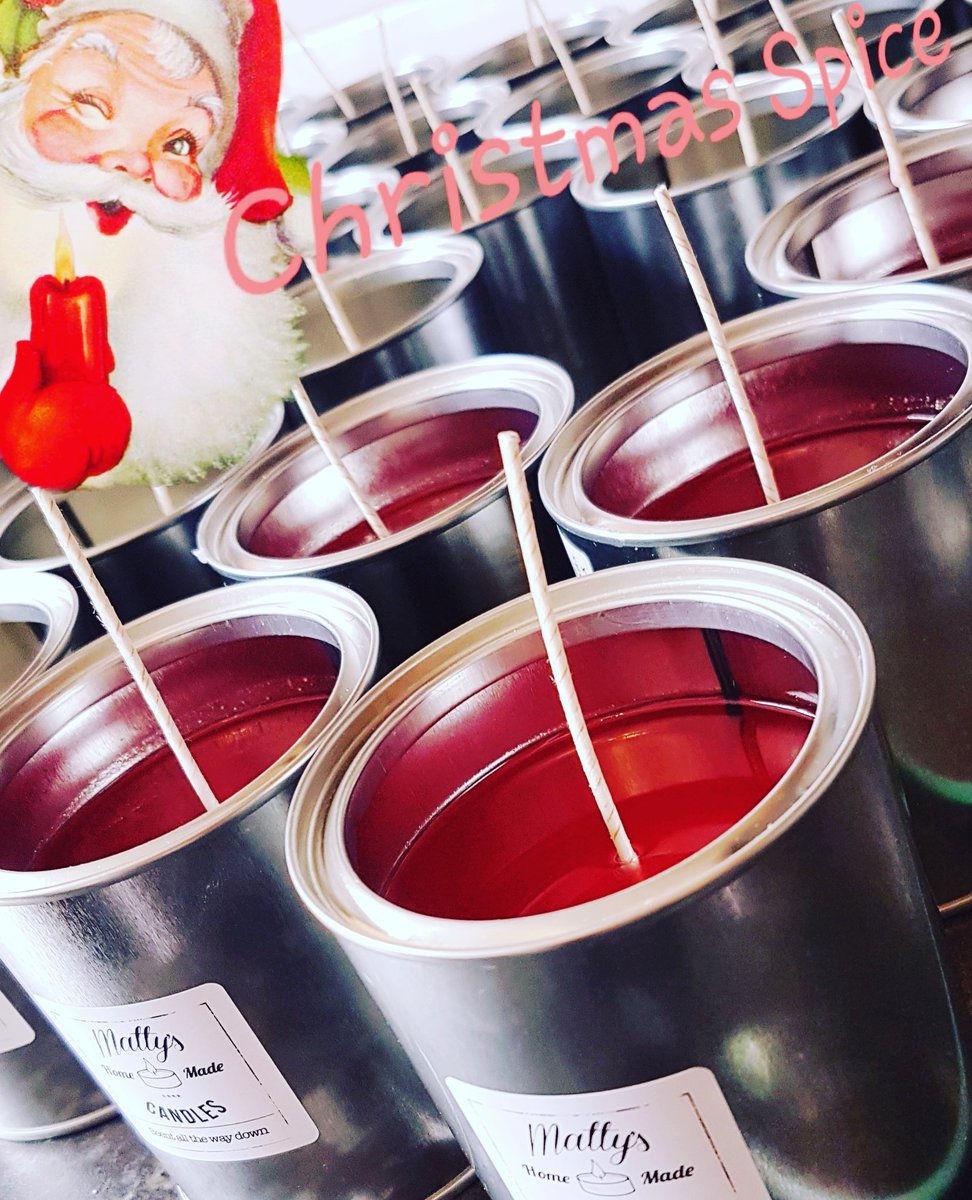 Getting ready for that certain time of year... Shhhh!!! #christmasspice #fragrance #presents #candles #waxmelts #soywax #stockingup #mattyscandles
