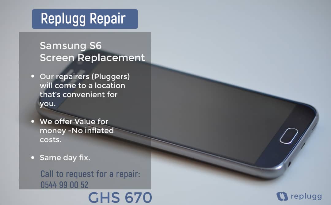 Replace the screen of your SamsungS6 within 24 hours at Replugg Electronics. We will meet you at a location that's convenient for you. We offer convenient repair services at no inflated costs
#SamsungS6 #Samsungrepairs #screenreplacement #samedayfix #pluggers #Replugg #Reconnect