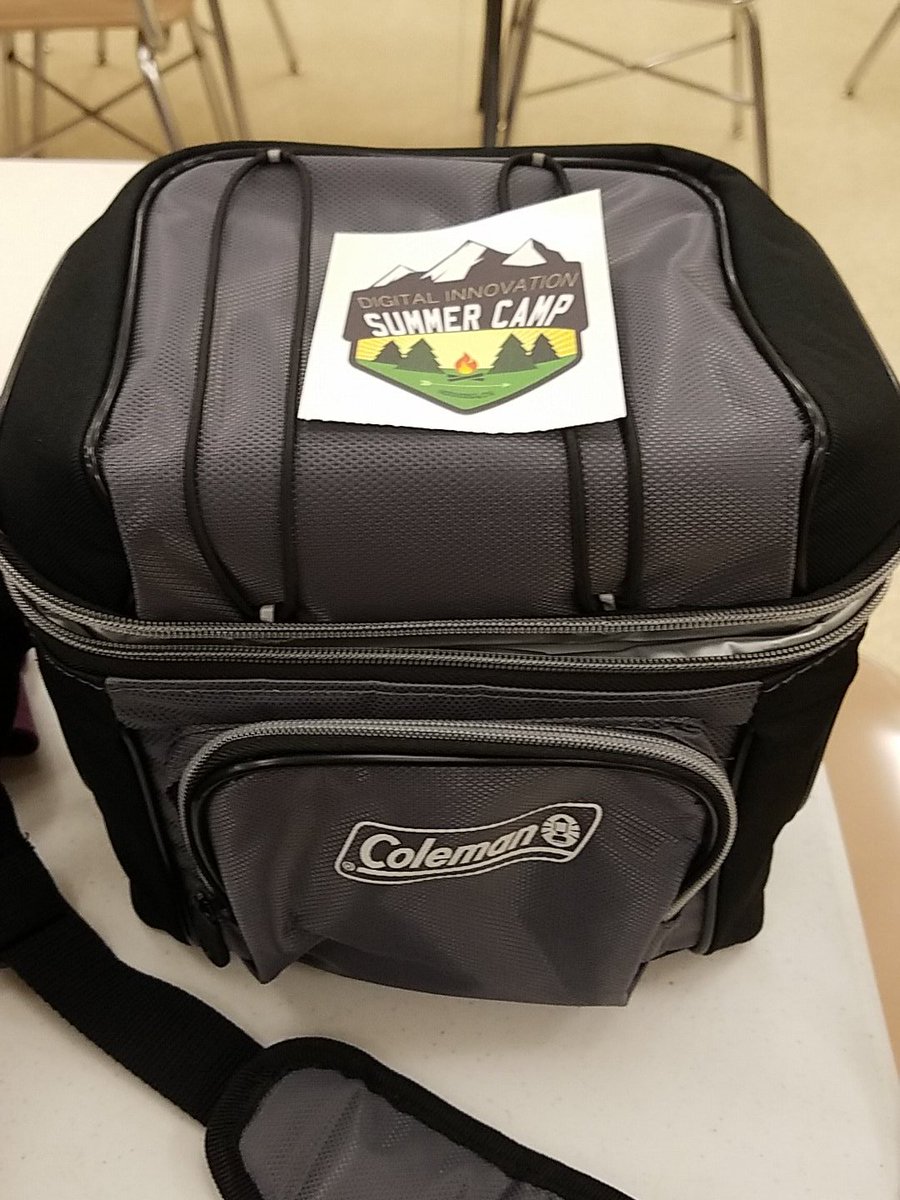 Swag bag for the DISC! Excited to learn all about technology! #ccs #pes