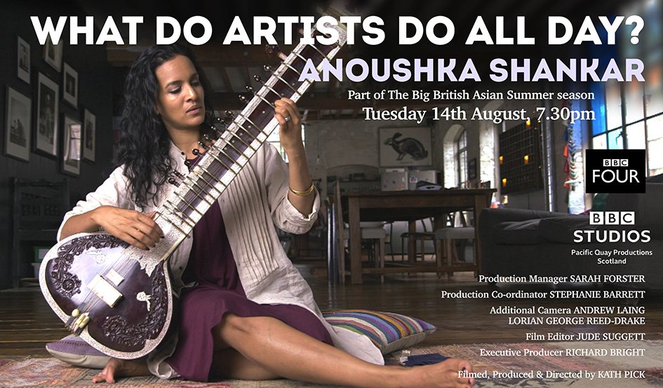 Would love you to check out my #WDADAD #anoushkashankar documentary TONIGHT 730pm  #bbc4 #BFI #Barbican