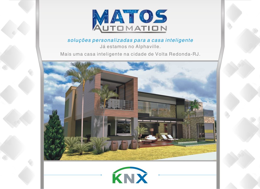 MatosAutomation's tweet image. Nossos projetos de 2018 - Casa Inteligente condomínio Alphaville Volta Redonda RJ