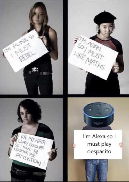 Funny Memes On Twitter This Is So Sad Alexa Play Despacito