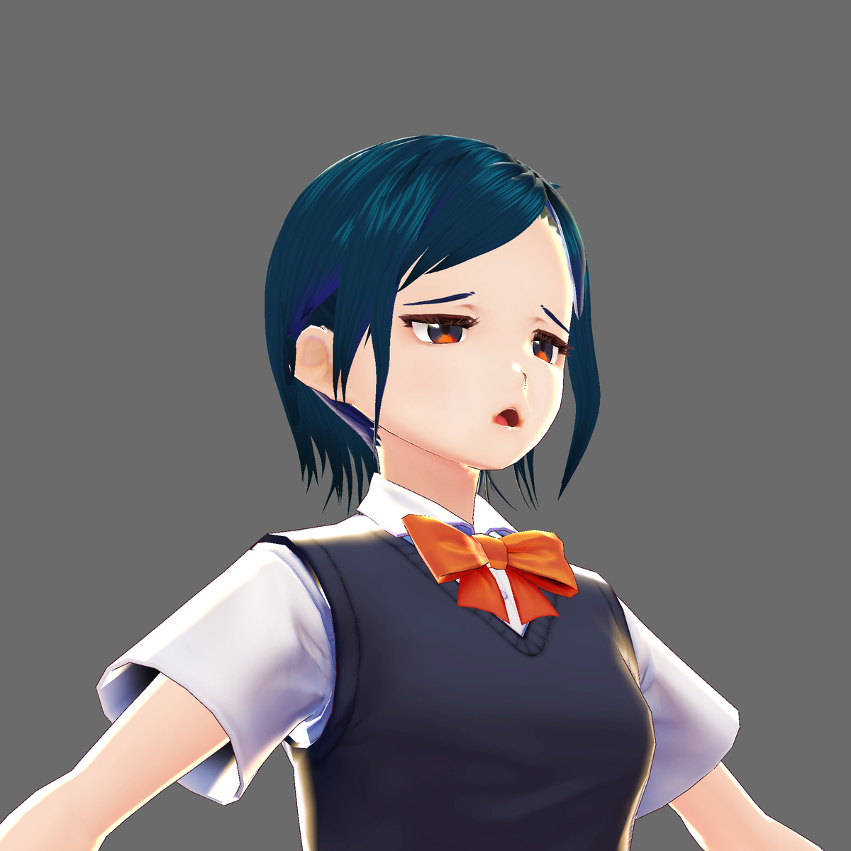 「#VRoid 少しいじってみました。VR細野勇をつくろうかと思いましたが、作りこ」|鷹取ゆう【博物館漫画家＠単行本発売中！】のイラスト