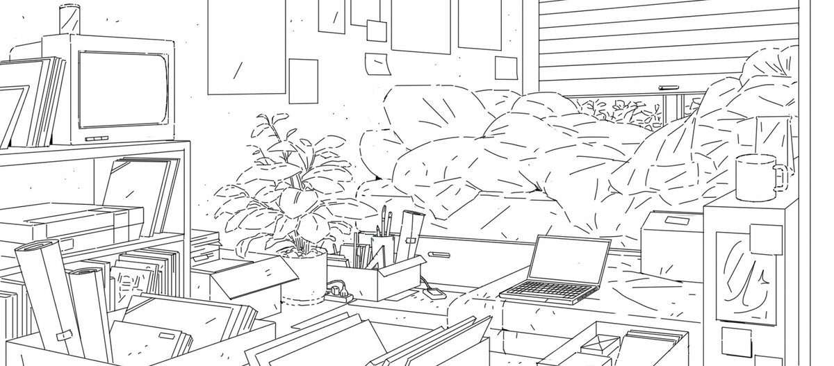 (Im still doing this exercize between REAL BACKGROUNDS IM ACTUALLY GETTING PAID FOR where i try to get better at whatever)

#backgrounds #layout #room #bedroom #ArtistOnTwitter #svn 