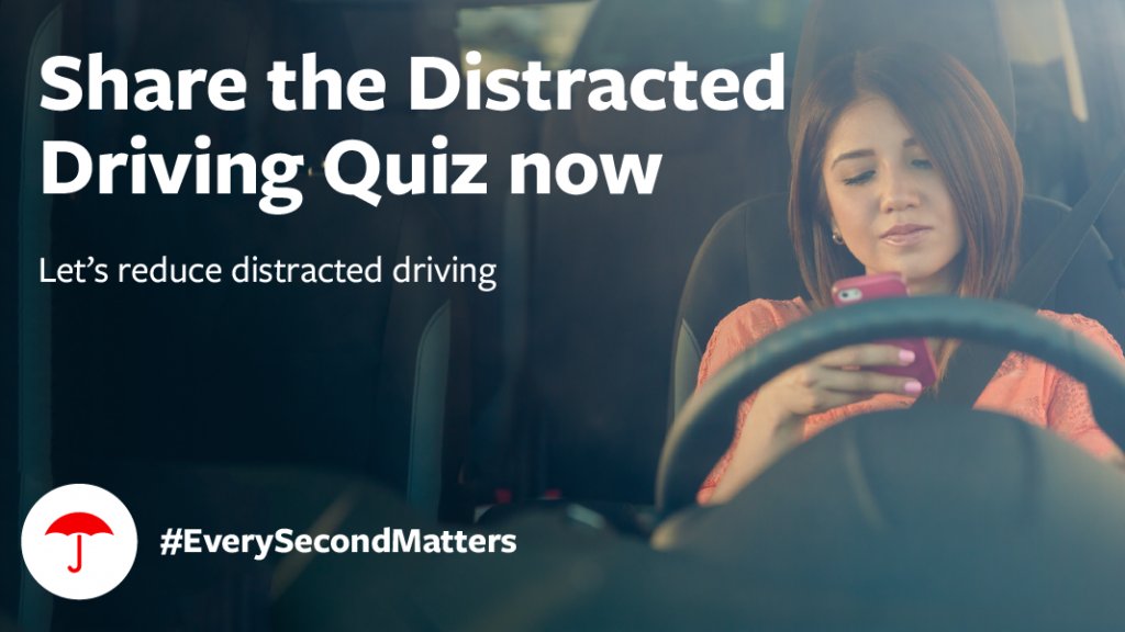 HWPInsurance's tweet photo. True/False? Using a phone while driving is much safer when you use a hands-free device. Take the quiz. https://t.co/iINUPZH399 https://t.co/PSpj2IN5mc