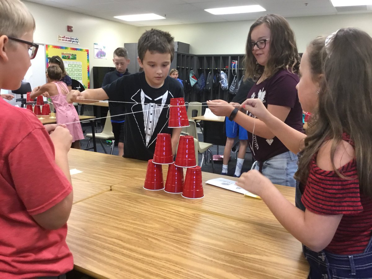 STEM challenge on! <a href="/WhislerTeach/">Denise Zeit</a>