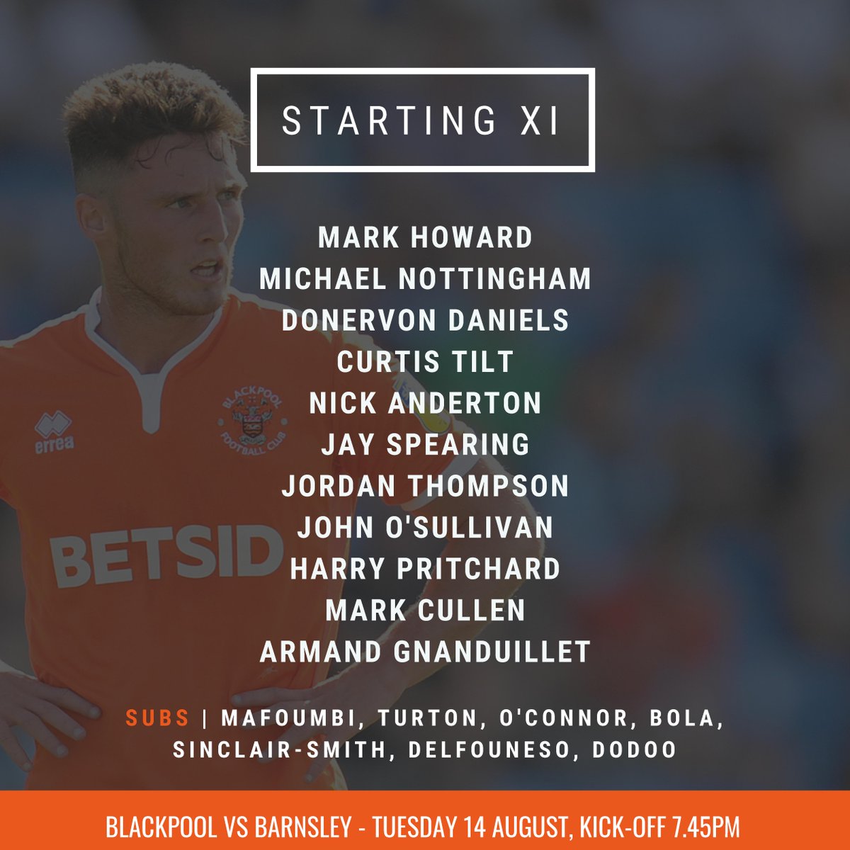 📋 The team news is in for tonight's <a href="/Carabao_Cup/">Carabao Cup</a> tie against <a href="/BarnsleyFC/">Barnsley FC</a>