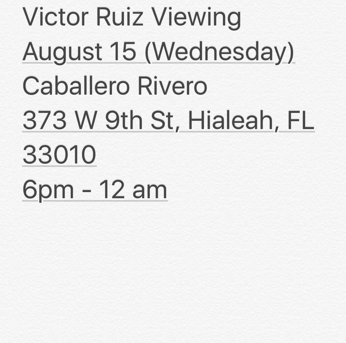 durtyvicc's tweet photo. Victors Viewing August 15 (Wednesday) https://t.co/p8M2makOYS