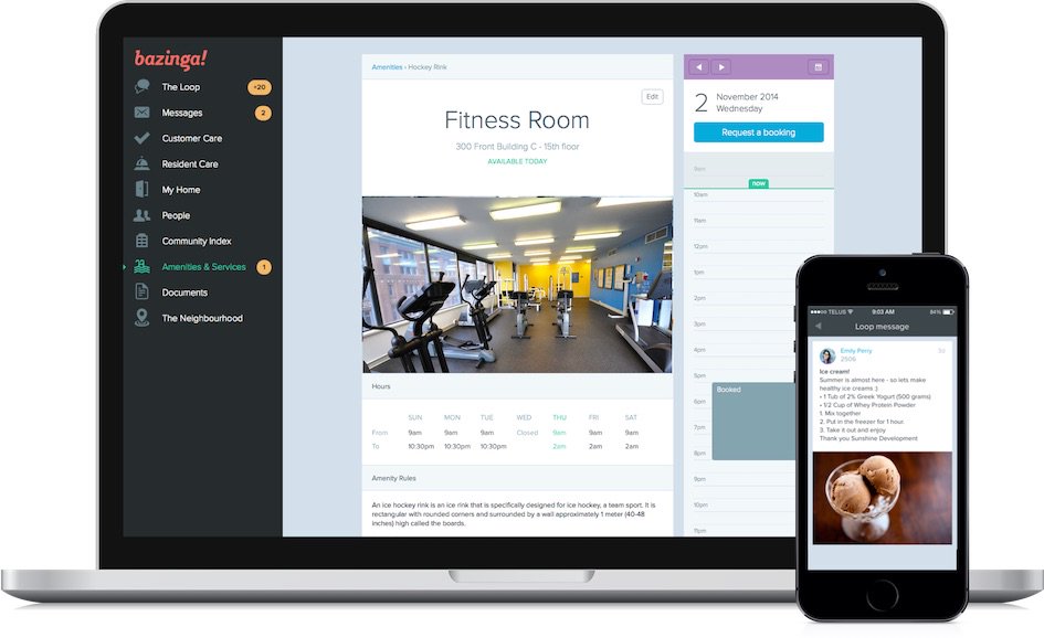 Access your minutes, building updates and notices, anywhere, anytime. Meet neighbours in a social setting. Access your online homeowner manuals + upload home documents. Let's make amazing communities. mybazinga.com #condosoftware #condoliving #community