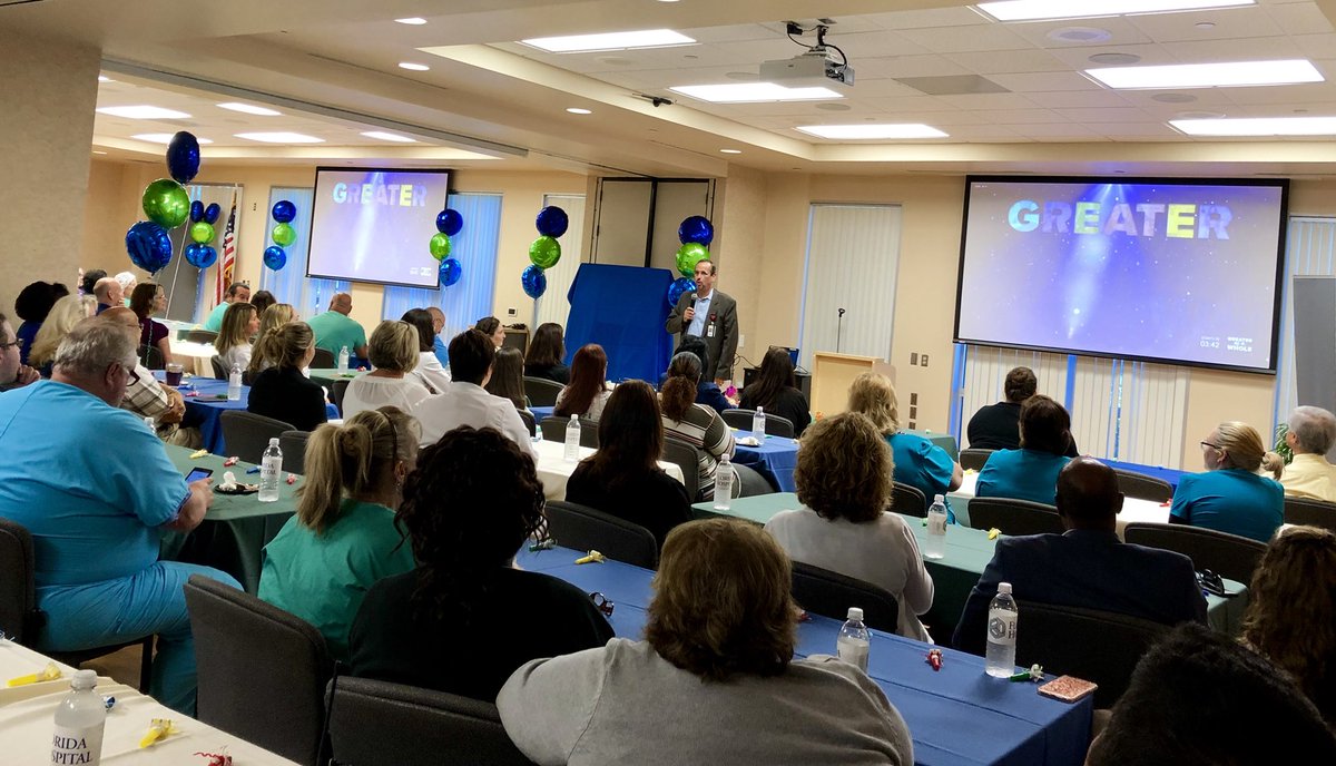 Lindsay_Tweets's tweet photo. It’s *THE* big announcement! All 47 of our @AHSCareers hospitals will soon come together under one unified name: #AdventHealth. Locally, this name change impacts our @FloridaHospital locations, as they will soon adopt the new AdventHealth name in January 2019. #FeelingWhole https://t.co/dYWa8reDeJ