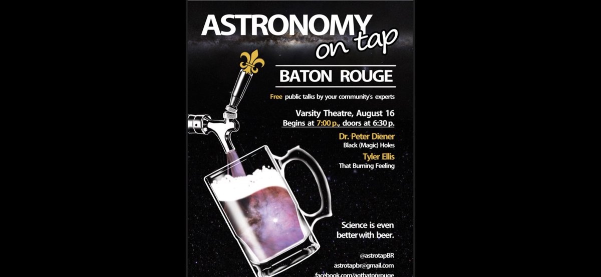 astrotapBR's tweet photo. Got a #BurningFeeling for #BlackMagic ? Come out this Thursday to @TheVarsityBR! @astro_ellis @astronomyontap https://t.co/Vj28kExXSF
