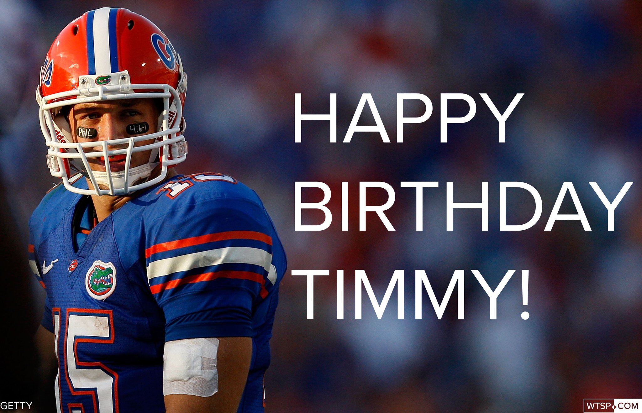 Join us in wishing a happy birthday to Florida legend Tim Tebow! 31 looks good on you!  