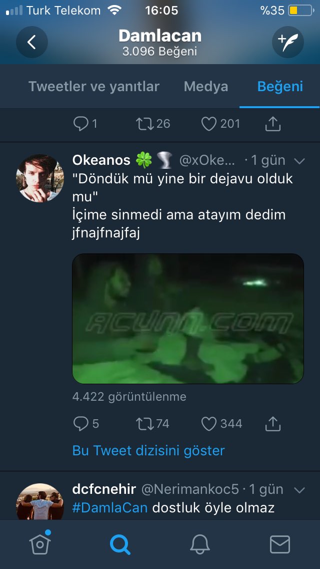 Damla seni yerim😍