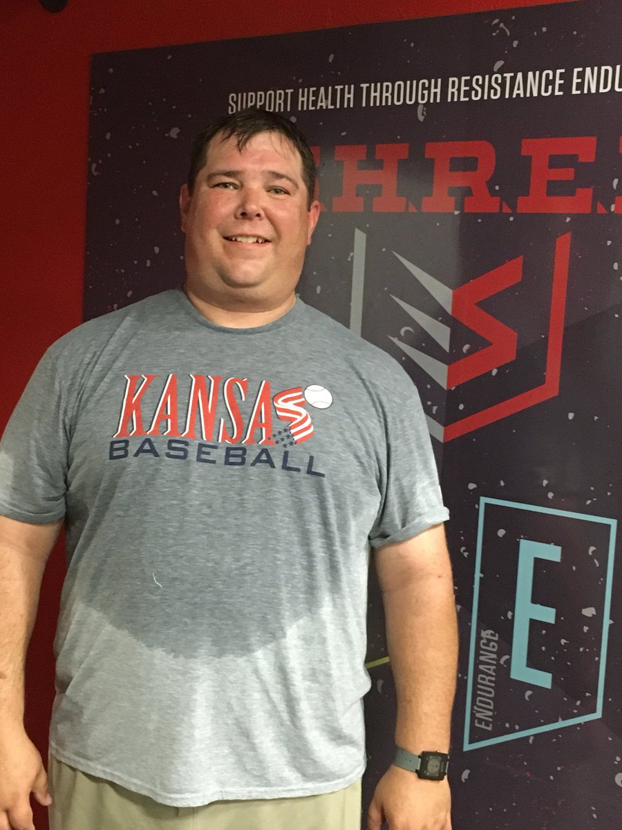 FreeStateFitnes's tweet image. MasterSHREDDER this week goes to Brian Garvey!!!  
He has stepped out of his comfort zone and not only comes to class daily but he has accepted the August challenge and has showed up to class early just to get his extra 1.5 miles a day in!  
This guy is killing it!