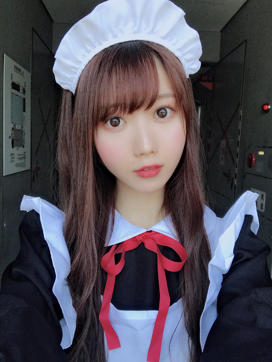 明日から個別握手会の 5次受付が始まりますよ…？💌 #メイド服 #イコラブ