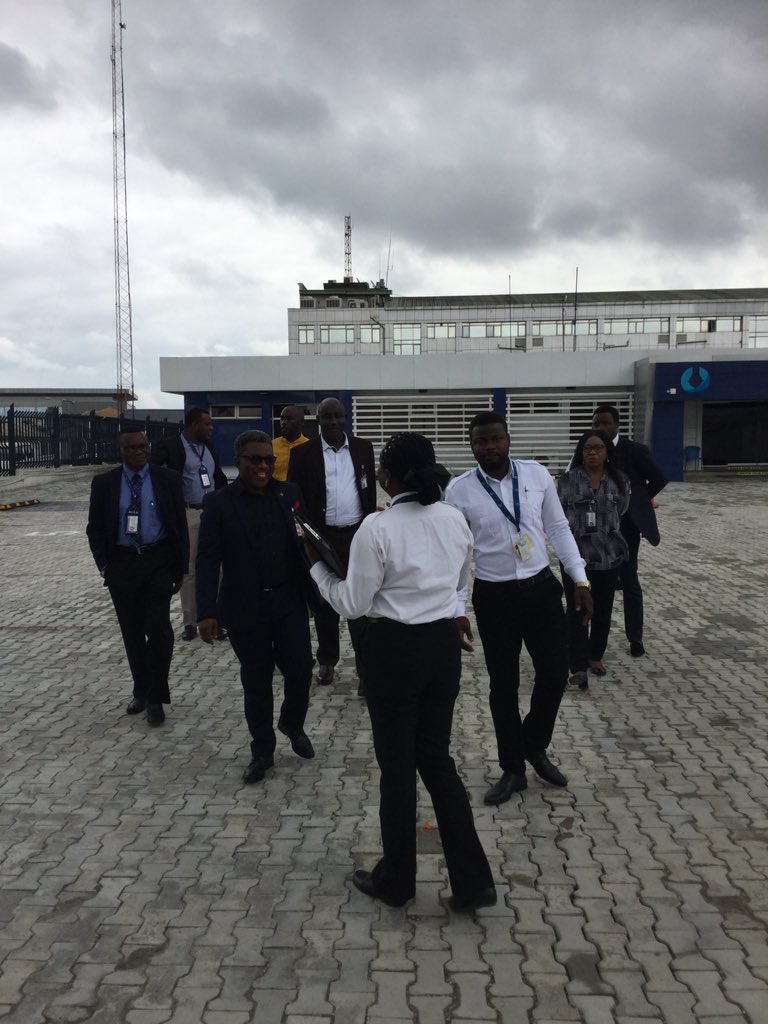 CavertonGroup's tweet photo. Nigeria Civil Aviation Authority’s team of inspectors on tour of @CavertonGroup facility as part of its series of process towards the approval of Caverton Training Organization
#training #progress #aviationtraining #trainingcenter #trainingorganization #aviationnews https://t.co/5lZse6DqaU