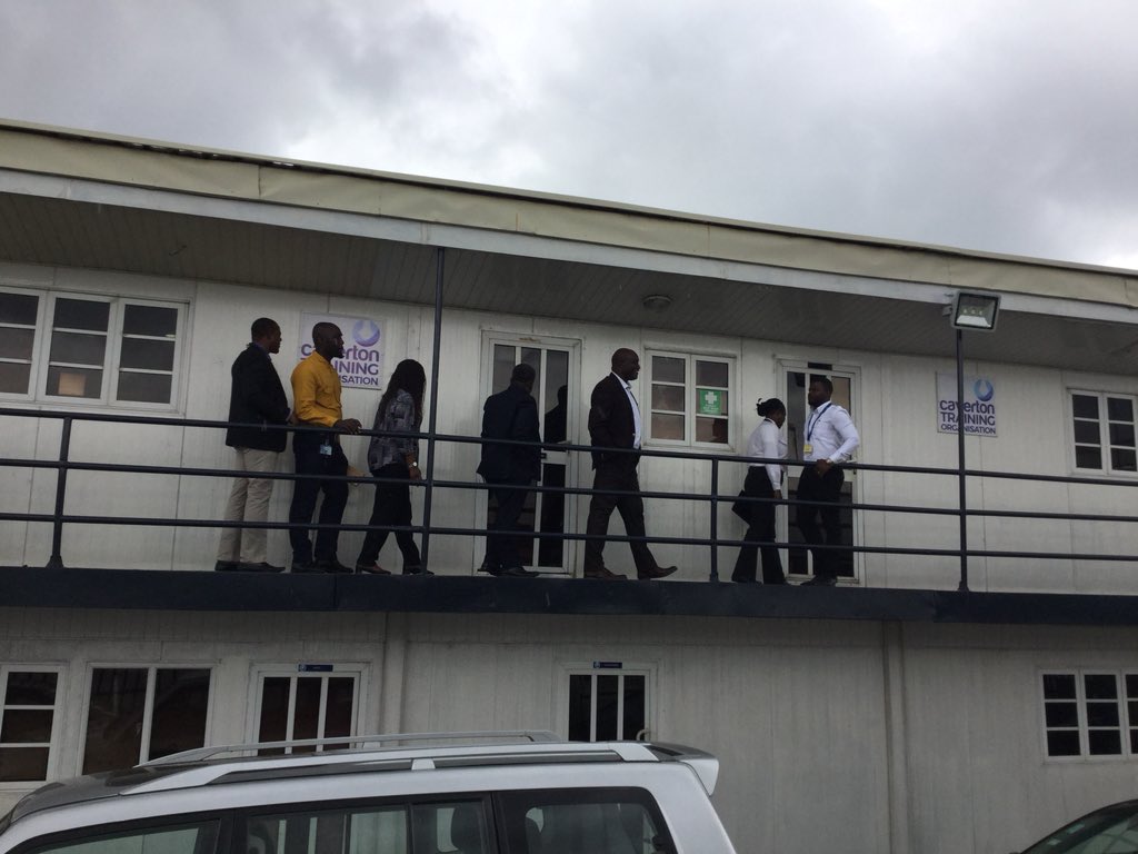 CavertonGroup's tweet photo. Nigeria Civil Aviation Authority’s team of inspectors on tour of @CavertonGroup facility as part of its series of process towards the approval of Caverton Training Organization
#training #progress #aviationtraining #trainingcenter #trainingorganization #aviationnews https://t.co/5lZse6DqaU