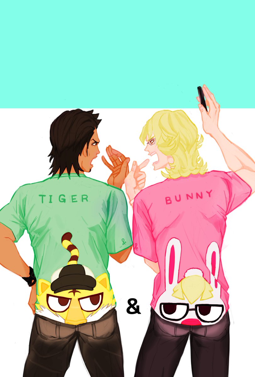 にち タイバニ2は22年 あつ森 در توییتر Tシャツ 新提案 タイバニ Tigerbunny 鏑木虎徹 バーナビー お尻までデザインに含みますので 鍛えあげられたバディのお尻なら可能に スマホの壁紙にどうじょw