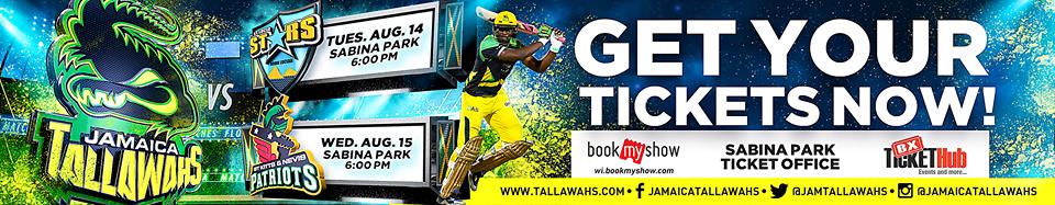 The biggest party in sports @cpl is here! Dont miss your chance be a part of it. Get your ticket now! Come out and support the best team @JAMTallawahs 
#Jamaica #CPL18  #CPLT20  #jamaicatallawahs #sabinapark