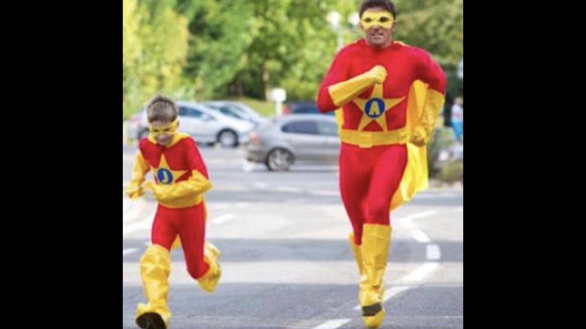AlexReid's tweet photo. With great power, comes great responsibility!

#superhero #greatpower #crazycostumes #funtimes https://t.co/cJnmXYFACw