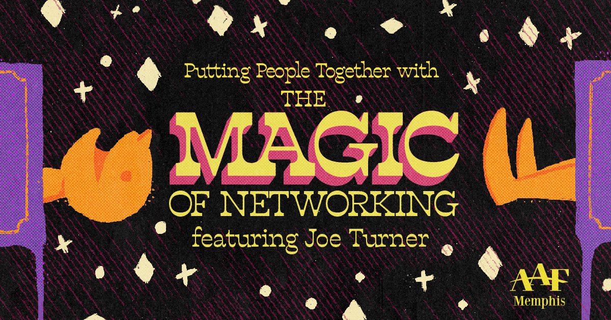 Join us August 23 at <a href="/409SouthMain/">409 South Main</a> as magician and motivator Joe Turner shares practical tips and techniques on networking - a valuable tool for marketing, business growth and career advancement. Luncheon starts at 11:30am.

Reserve Your Seat: bit.ly/2vIwYvt