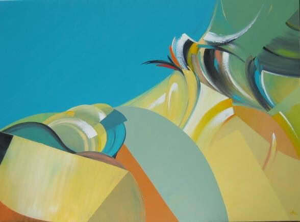 Bretesche's tweet photo. Until September 30th 2018, the resort presents a Nantes-based artist, Monique Tual-Collin, at Le Bar des Ecuries. Her paintings are just as abstract as their conception. More information : hotel@bretesche.com #labretesche #bsignaturehotels https://t.co/fsiwjR7Npe