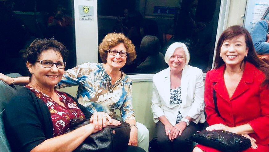 Thank you ⁦<a href="/LilyMei4Fremont/">Lily Mei</a>⁩, Mayor Carol Dutra/Vernaci, and Mayor Barbara Halliday for a great debrief on the way home from ⁦<a href="/AlamedaCTC/">Alameda CTC</a>⁩. I love to talk to my friends about what is happening in their city to learn new things to take back to ⁦<a href="/CitySanLeandro/">City of San Leandro</a>⁩