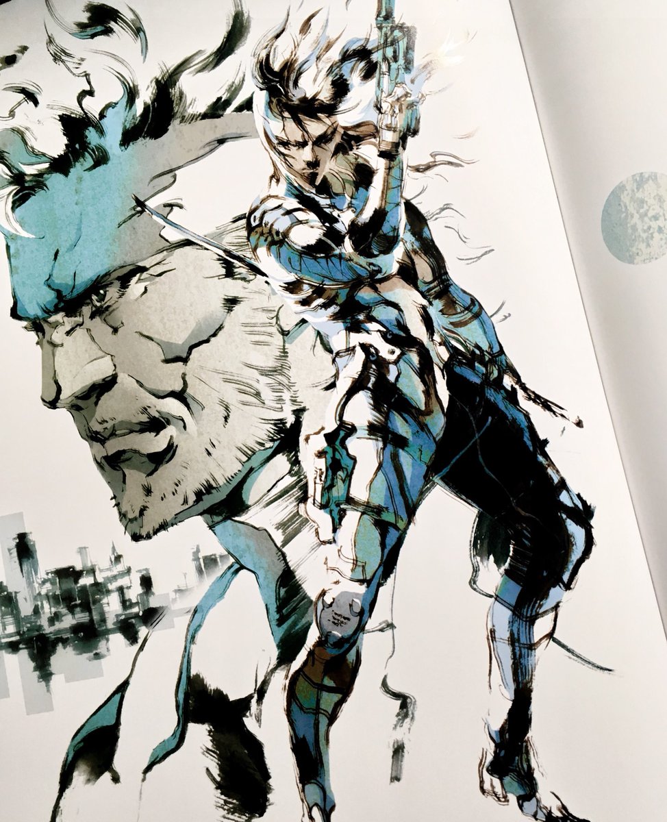 Salle Cato サルカト メタルギアを知るきっかけになった新川さんのmgs2のイラスト The Art Of Metal Gear Solid より いつ見ても良い 惚れるわぁ T Co Paxpttughf Twitter