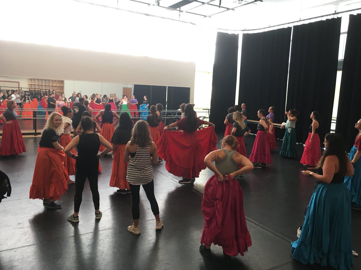 Austin ISD Dance is learning Ballet Folkloric!!!!!