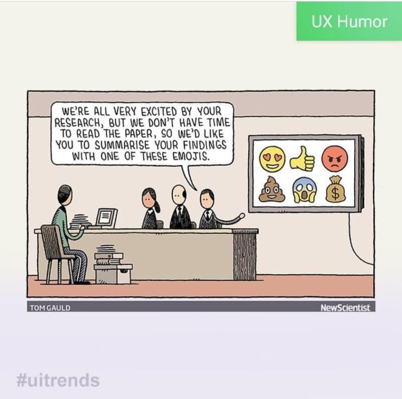 UX Humor Image from Tom Gauld