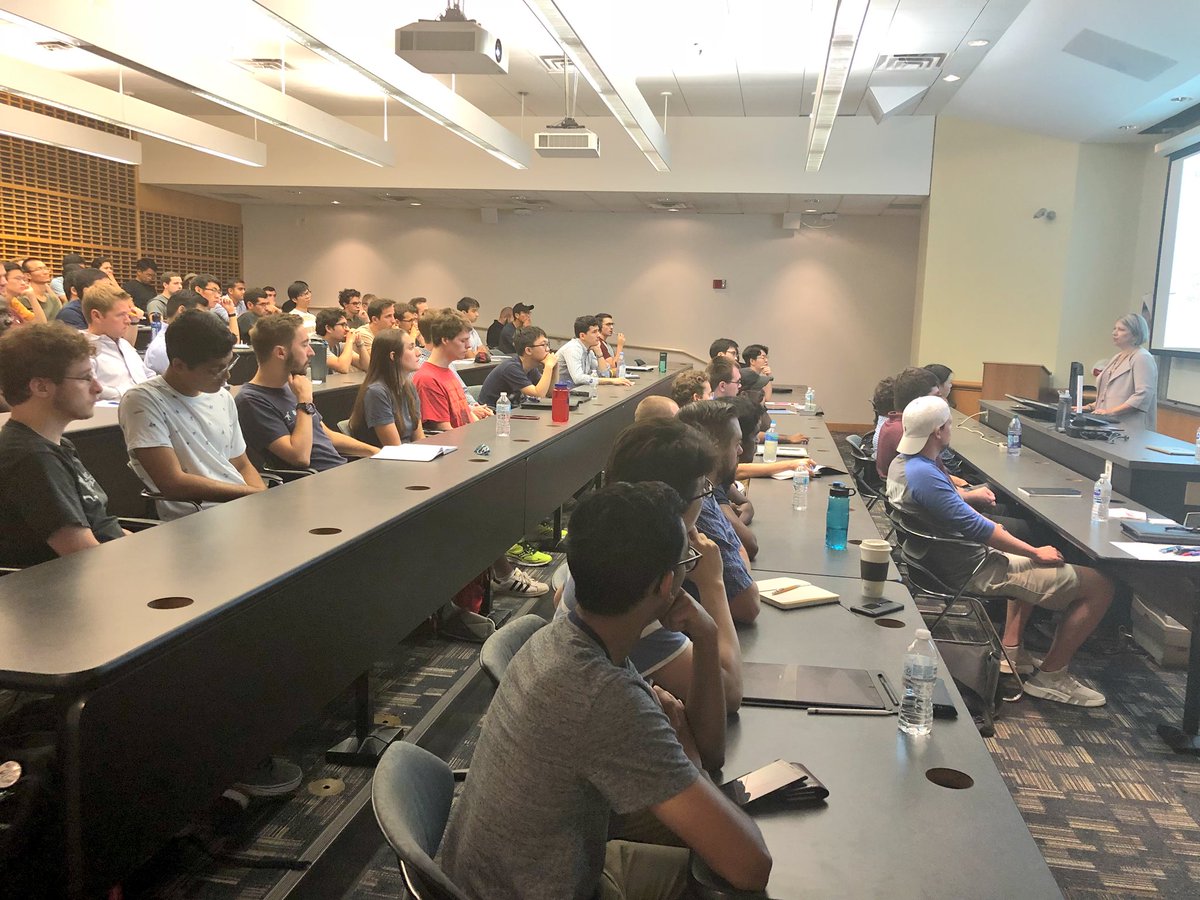 GTaerospace's tweet photo. We had a packed room this morning as we welcomed our newest #GTaerospace graduate students. #welcometotech โ๏ธ๐๐ฐ https://t.co/xkQWzSD00J