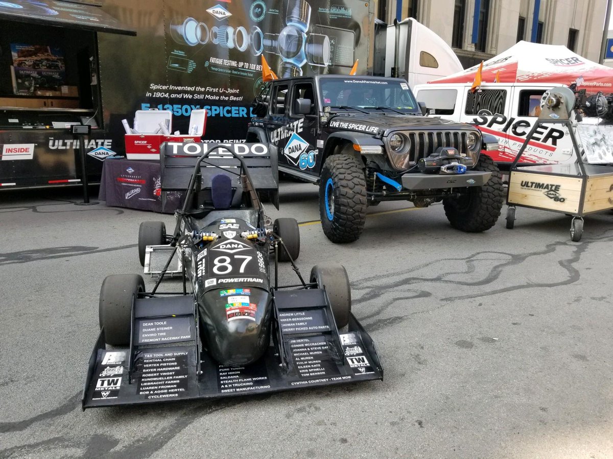 <a href="/ToledoJeepFest/">ToledoJeepFest</a> <a href="/ToledoOH419/">Toledo</a> <a href="/DanaInc_/">Dana Incorporated</a> <a href="/spicerparts/">Spicer Parts</a> Proud to have <a href="/DanaInc_/">Dana Incorporated</a> sponsor our <a href="/UToledo_FSAE/">Rocket Motorsports</a> race car.  They shared some love at #ToledoJeepFest!  #RocketPride