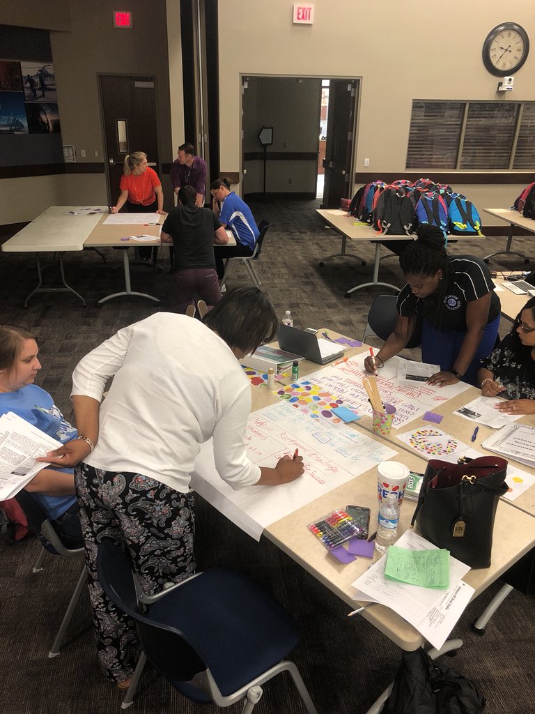 DISD_SS's tweet image. Junior High teachers practicing writing modified DBQs using #Avid strategies #TeachingOutsidetheBox #MixItUp #MJHS #KJHS