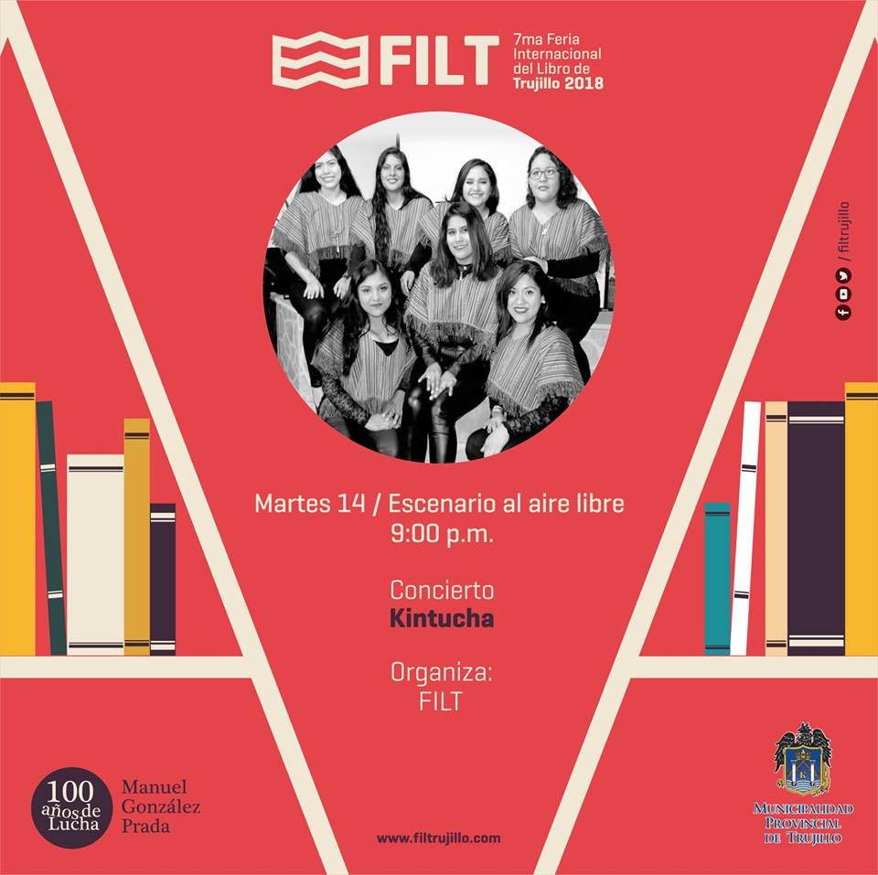 No te pierdas las actividades de la #FILT2018  para hoy  ¡Los esperamos!  #ManuelGonzálezPrada #100AñosDeLucha