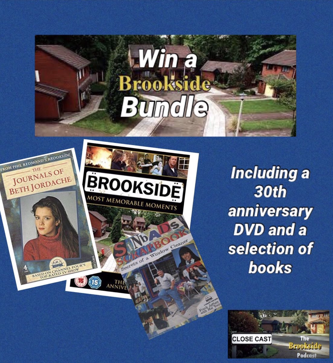 CloseCast's tweet image. Did everyone catch the #Brookside legends on #LooseWomen? If you want to win a selection of Brookie books&amp;amp;DVDs follow us on Twitter&amp;amp;work out the famous name made up by rearranging the first letters of these 8 qs. DM answers by midnight 1/9/18 PLEASE RT #bringbackbrookside