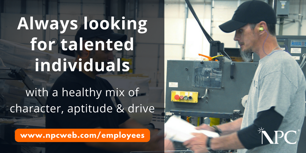 NPCinc_'s tweet photo. Always looking for talented individuals with a healthy mix of character, aptitude & drive.
https://t.co/oOWa15AAKf
#Careers #Employees #WorkatNPC #ComeGrowWithUs https://t.co/X9ymgymsHg