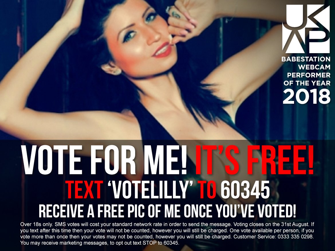 Is @lillyroma1982 your favourite webcam model? 😍
...Vote for Her! 📲
Follow the instructions to vote for FREE! ☑️ https://t.co/3FWH3KHRKq