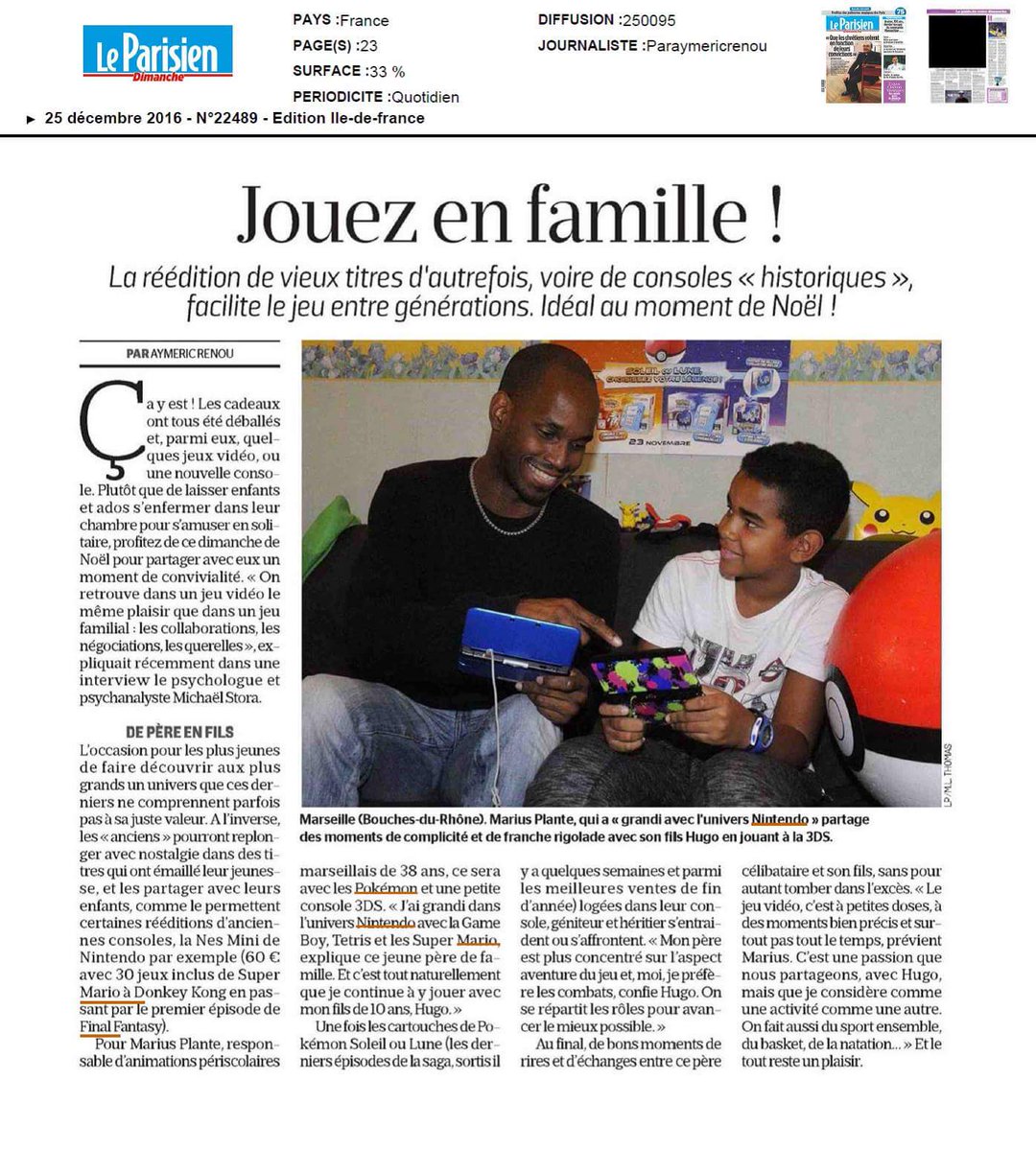Notre interview <a href="/tptf_gaming/">Tel_père_tel_fils_Gaming</a> #Nintendo #Pokémon #FamilyGaming #InterGénération