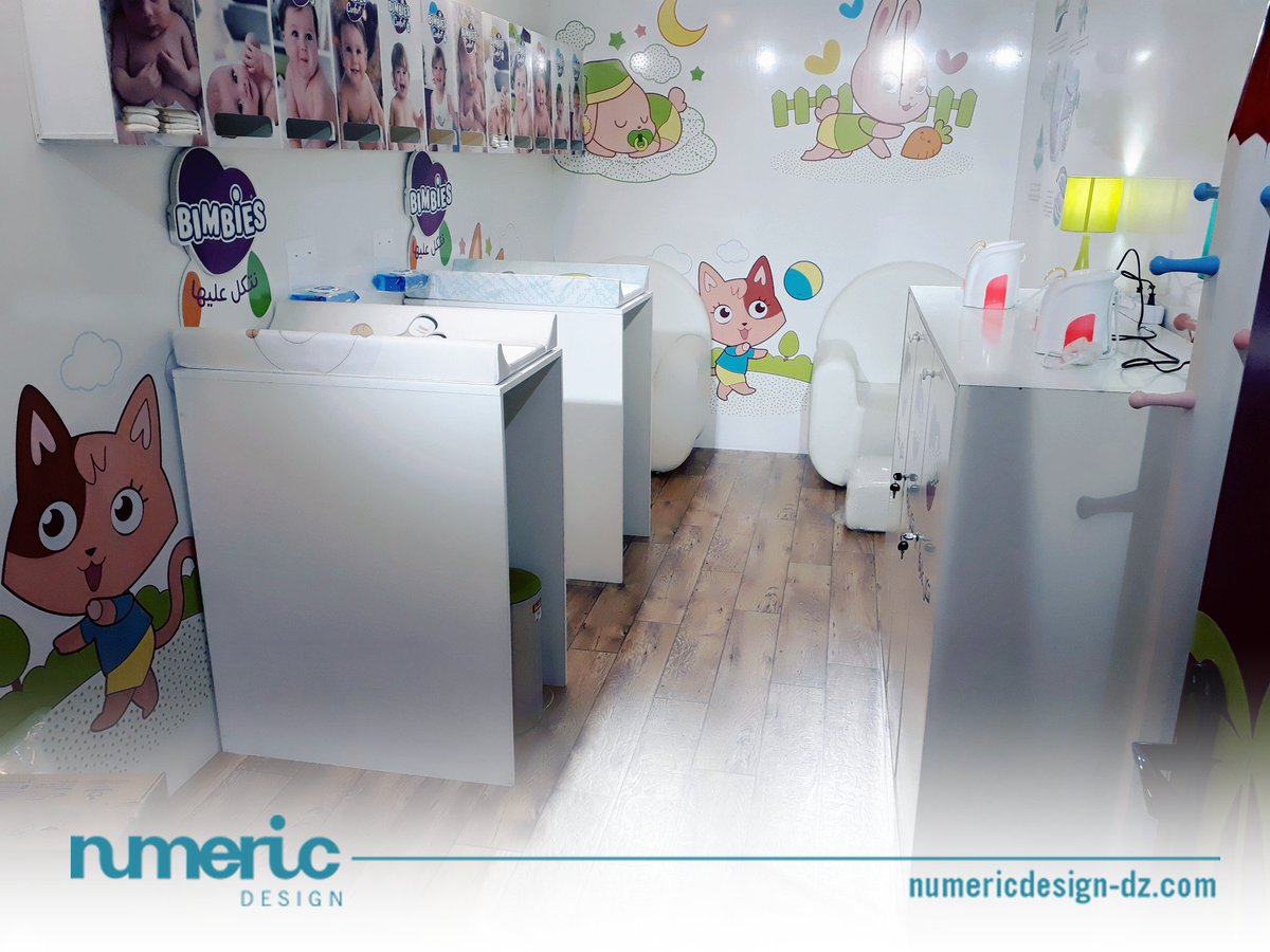 NumericD_DZ's tweet photo. Production et Installation d'une Cabine de change pour Bébé pour le Compte de Bimbies au niveau de Parck Mall Sétif.
Meubles ( Tables à langer, Portes couches, Armoire, Fauteuils ... 100 % conception, production et installation by #NumericDesign)
#Bimbies #NumericDesign https://t.co/uOLz2me8hk
