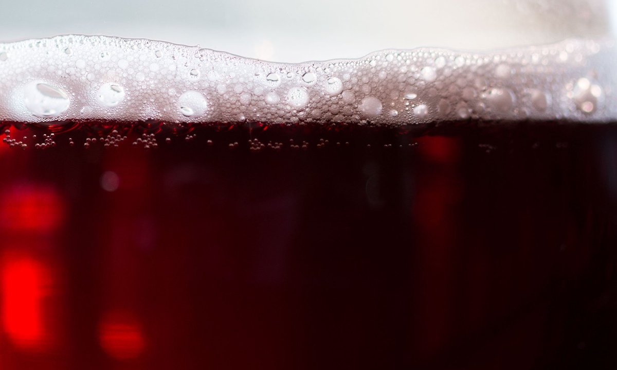 foundersbrewing's tweet photo. Now on tap at our Grand Rapids taproom: 2018 Blushing Monk! Brewed with a ridiculous amount of raspberries &amp; a Belgian yeast strain that keeps our head cellar operator from sleeping for a week. It pours a stunning deep berry red and, at 8.4% ABV, has a surprising kick. https://t.co/b09sKDFLE7