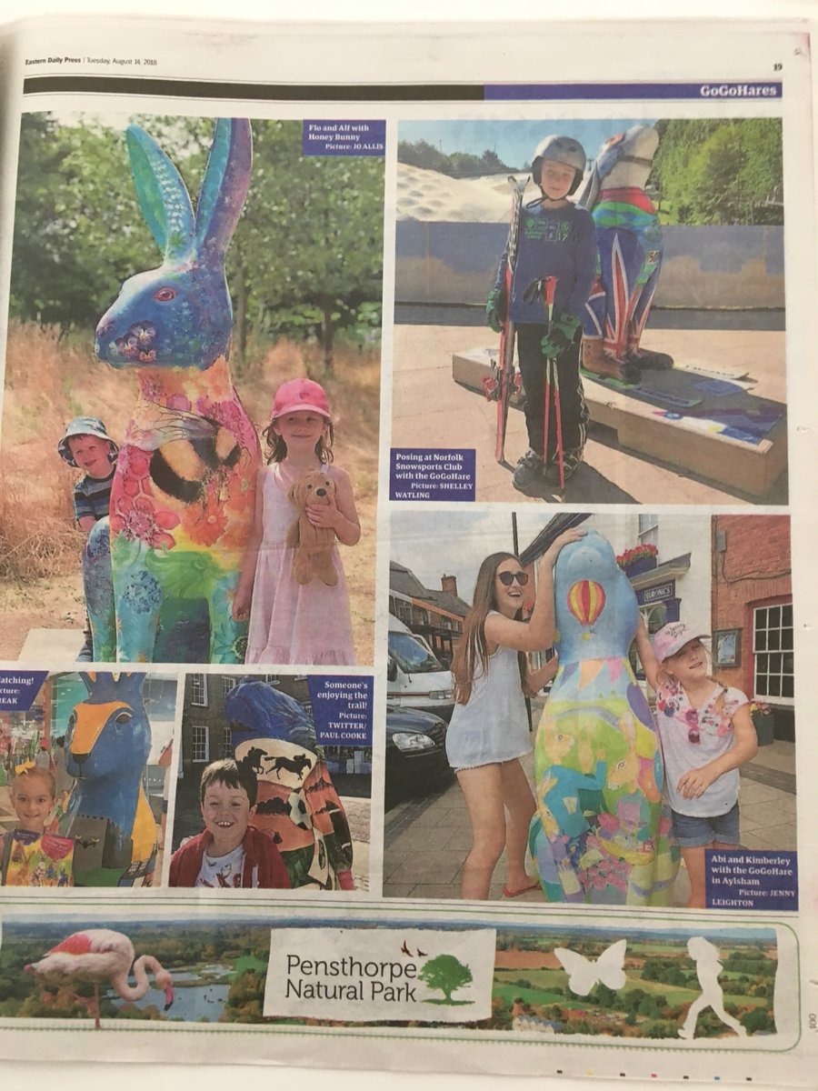 GoGo_Trails's tweet image. Have you bought your copy of the @EDP24 supplement today. #GGH18 @GoGoLepus @GoGo_Robyn @EoECoop @GoGoHaremione @GoGoWardenWillo @professorhare_ @TomCringleArt @Futurist_Hare @GGH18Forestare @NorwichBIDUK @break_charity
