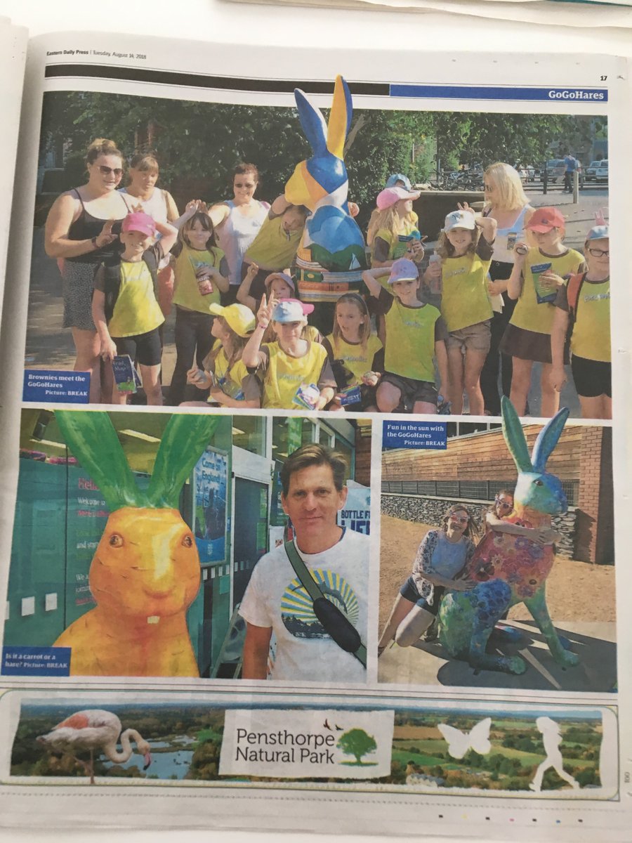GoGo_Trails's tweet image. Have you bought your copy of the @EDP24 supplement today. #GGH18 @GoGoLepus @GoGo_Robyn @EoECoop @GoGoHaremione @GoGoWardenWillo @professorhare_ @TomCringleArt @Futurist_Hare @GGH18Forestare @NorwichBIDUK @break_charity