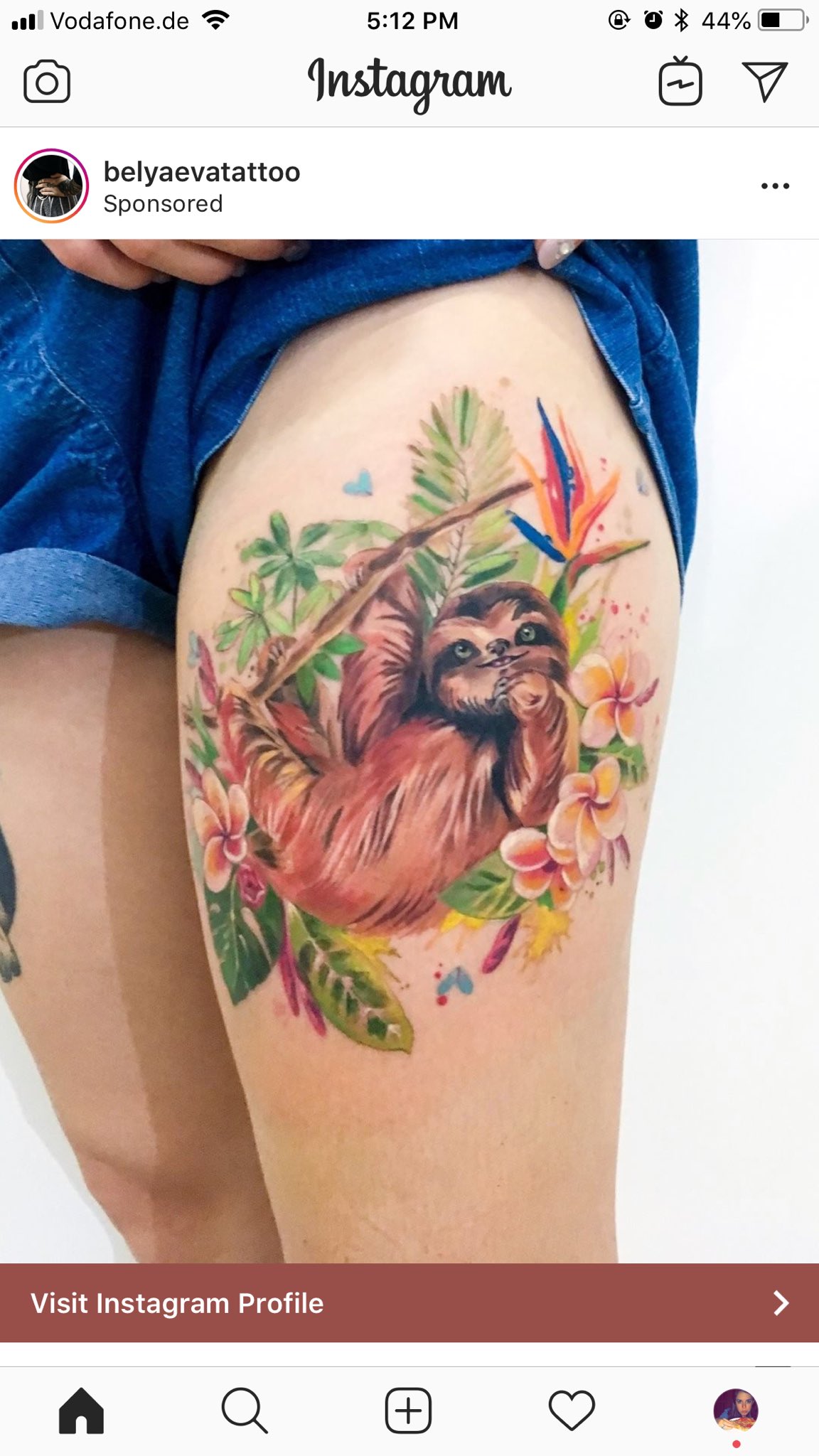 101 Best Sloth Tattoo Ideas You Need To See  Outsons