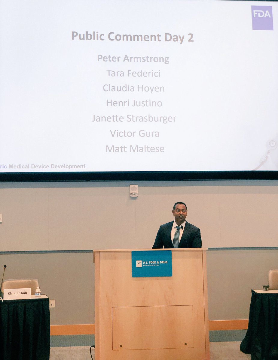 Vasum (@vasumpeiris) on Twitter photo The public comment period gives the <a href="/FDAcdrhIndustry/">FDA/CDRH Industry</a>, and everyone that is in attendance at the public meeting, the chance to hear new voices and their perspectives #devices4kids The public comment period gives the <a href="/FDAcdrhIndustry/">FDA/CDRH Industry</a>, and everyone that is in attendance at the public meeting, the chance to hear new voices and their perspectives #devices4kids